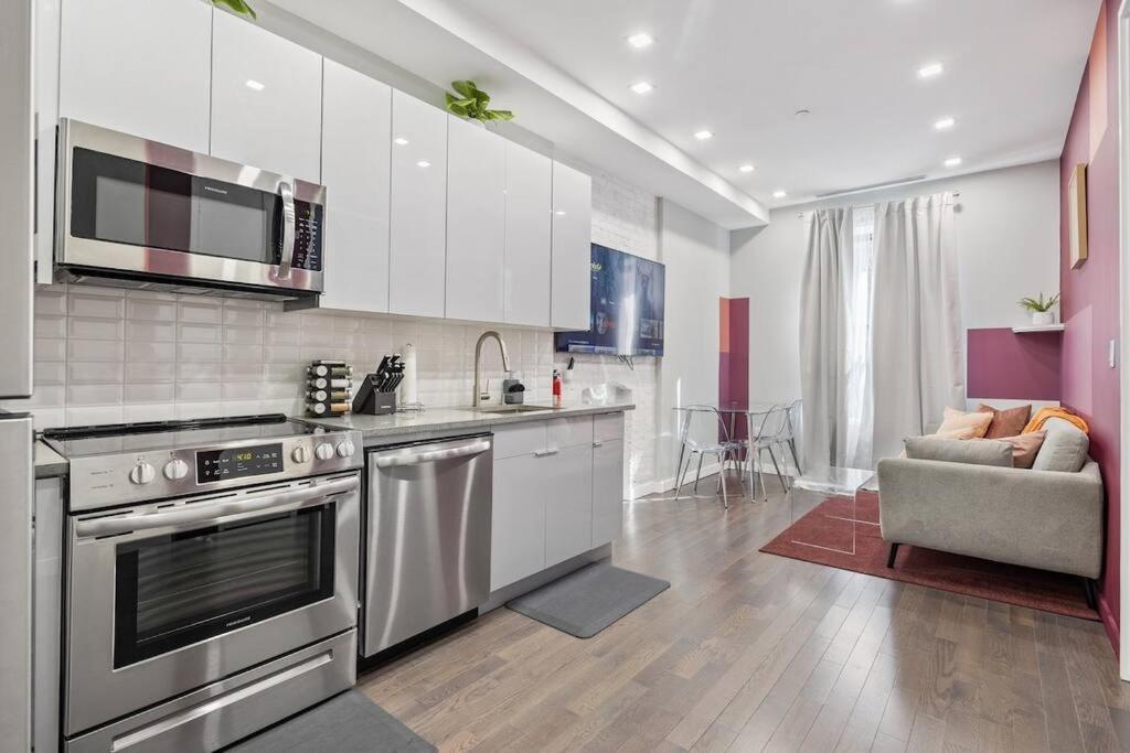 Apartament Swj 2Nd - Times Sq, Brooklyn Bridge, Lga In 15 Min Nowy Jork Zewnętrze zdjęcie